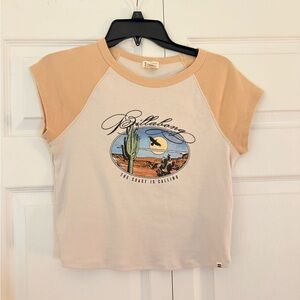 Billabong Beige Graphic Tee